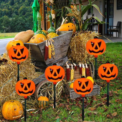 Solar pumpkin tunnel lights